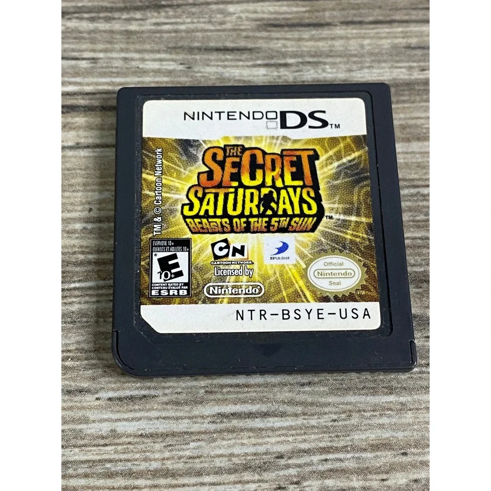 The Secret Saturdays Beasts of the 5th Sun Nintendo DS Game NTR-BSYE-USA